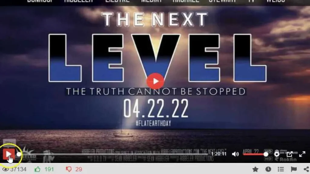 The Next Level 2022 Hibbler Productions — flat earth documentary thumbnail